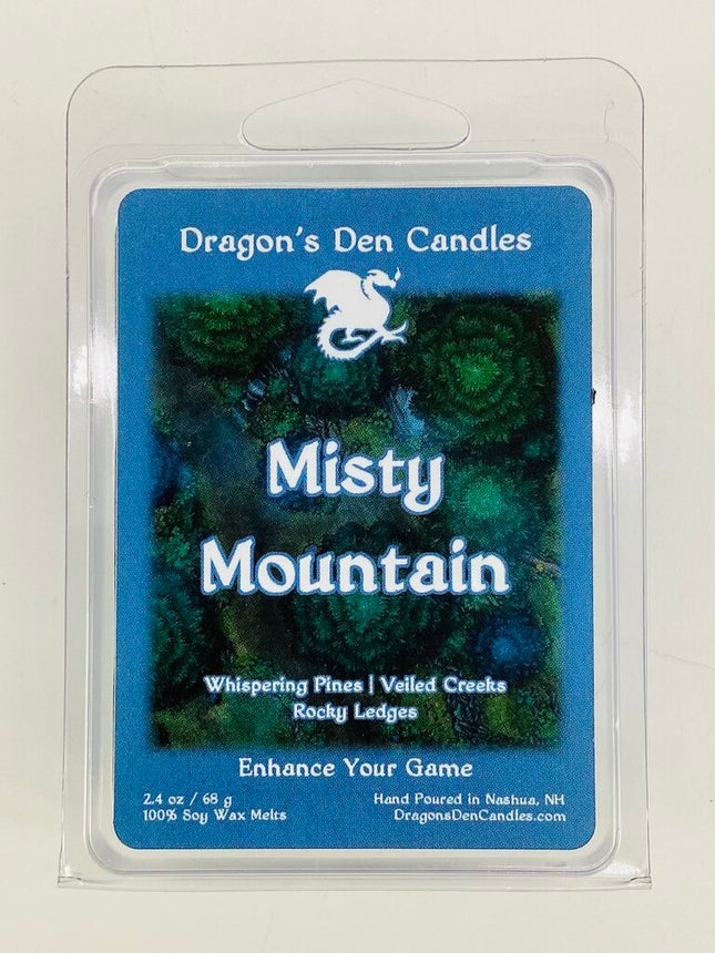 MISTY MOUNTAIN - Wax Melt - Dragon's Den Candles