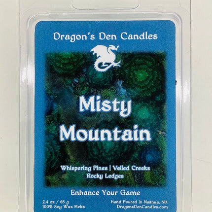 MISTY MOUNTAIN - Wax Melt - Dragon's Den Candles