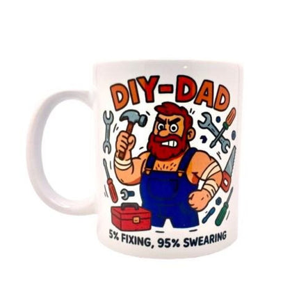 "DIY Dad. 5% Fixing, 95% Swearing" - Mug