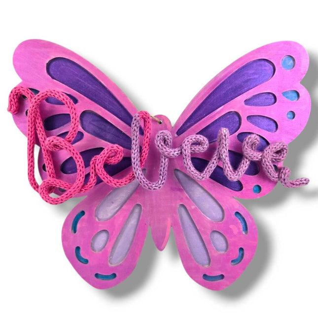 Believe Butterfly Sign