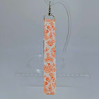 White with Pink Flowers