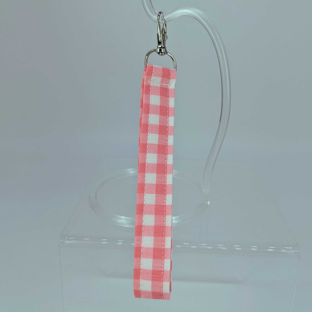 036 Dark Pink Floral Keychain
