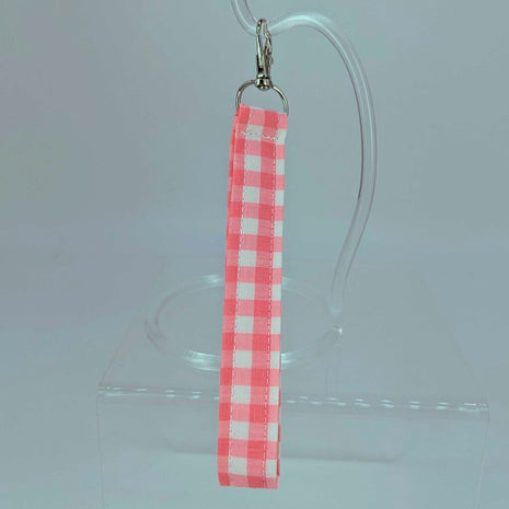 036 Dark Pink Floral Keychain