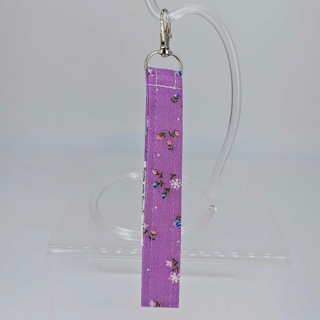 033 Pink Red Hearts Keychain