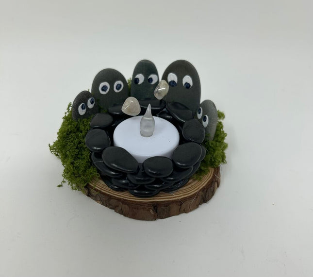 Pebble People Fire Pit - Black