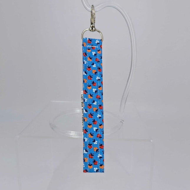 028 Yellow Multicolor Floral Keychain