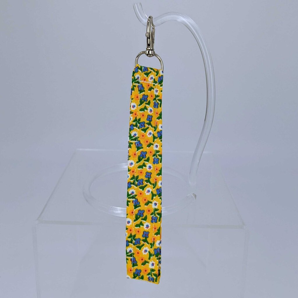 026 Purple Floral Keychain