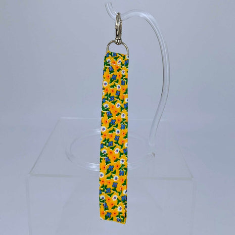 026 Purple Floral Keychain