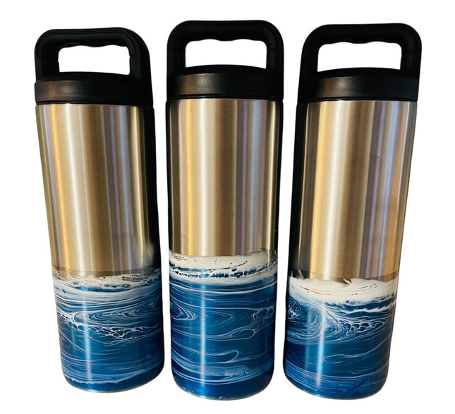 Stainless Steel Water Bottle Blue