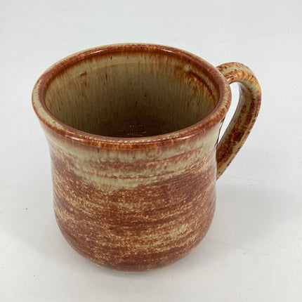 Orange speckle mug
