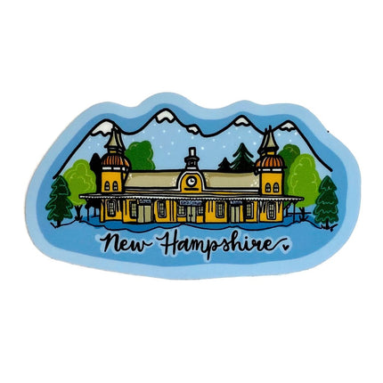 NH Train Station Sticker