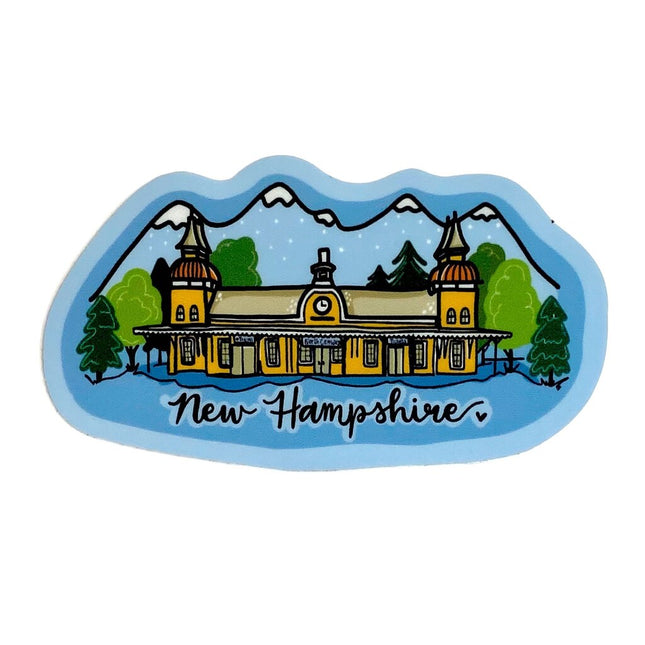 NH Train Station Sticker