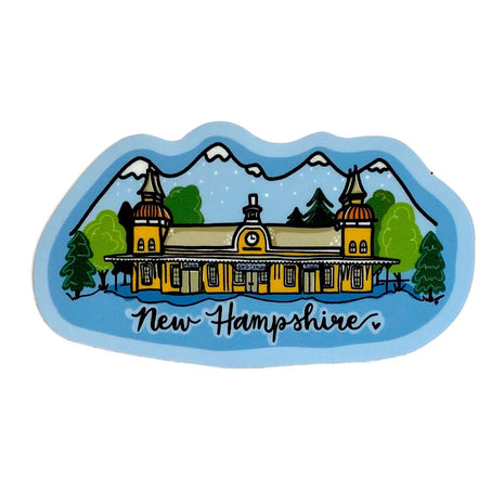 NH Train Station Sticker