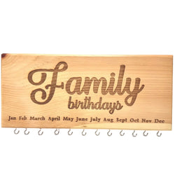 Family Birthday Calender - view 1