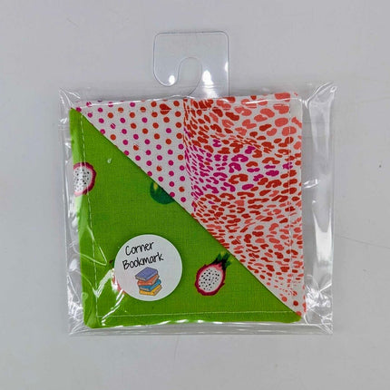 CORNER BOOKMARK - Dragon fruit and Tiger pattern