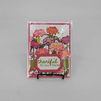 Flowering Zinnias Melon Mambo