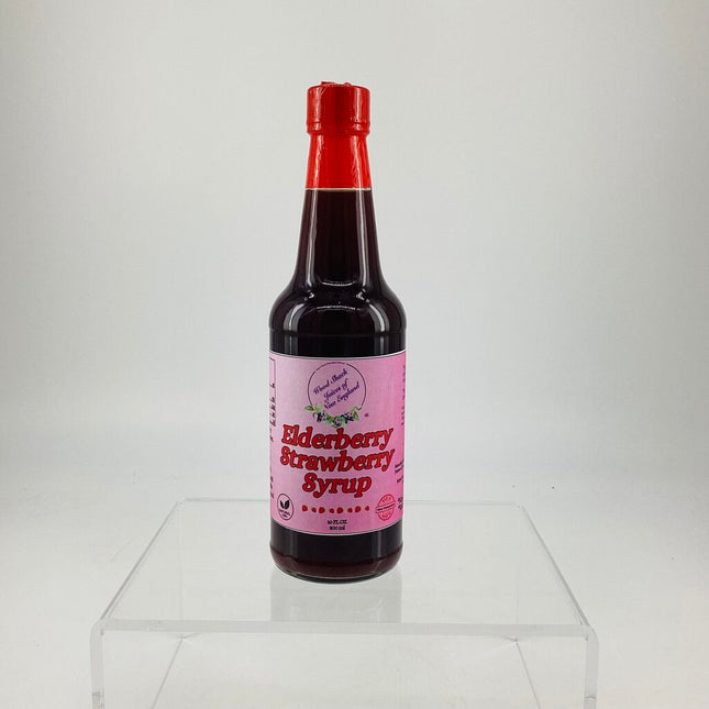 Elderberry Strawberry Syrup