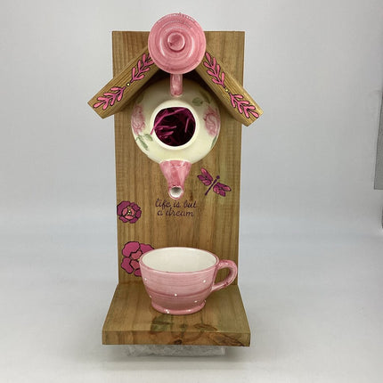 teapot bird house