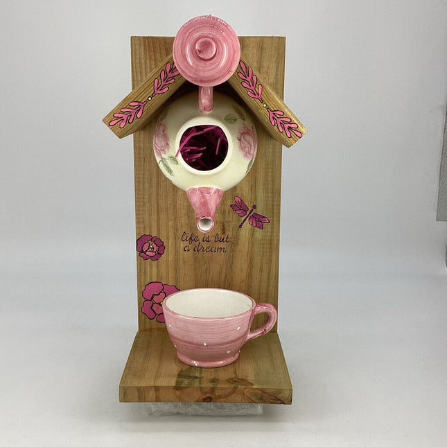 teapot bird house