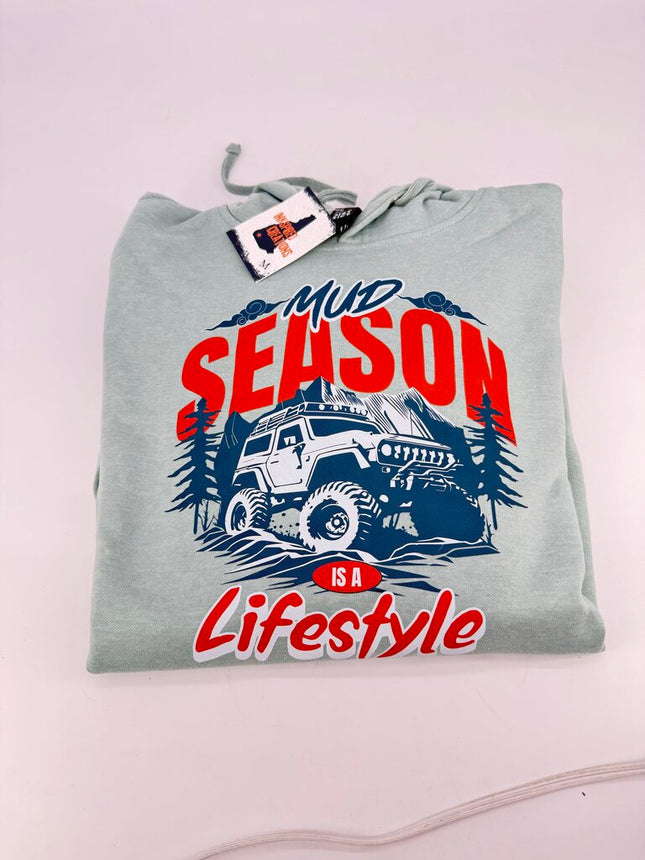 Mud Season Lifestyle Green Hoodie