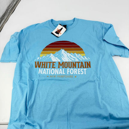 White Mtns Lt Blue T-Shirt