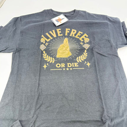 Live Free or Die Black T-Shirt