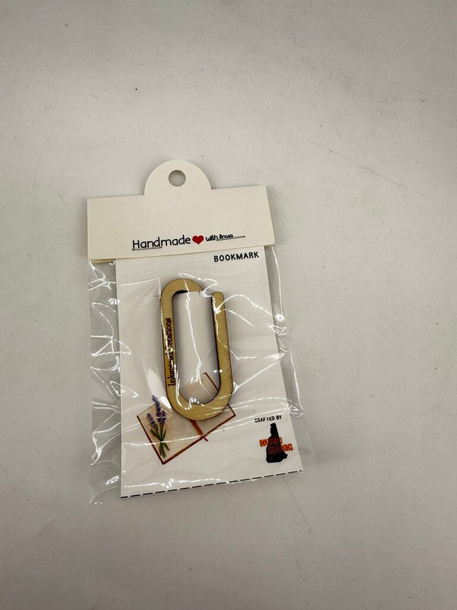 Wooden Paperclip Bookmark