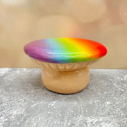 Mushroom Pedestal Platform Rainbow