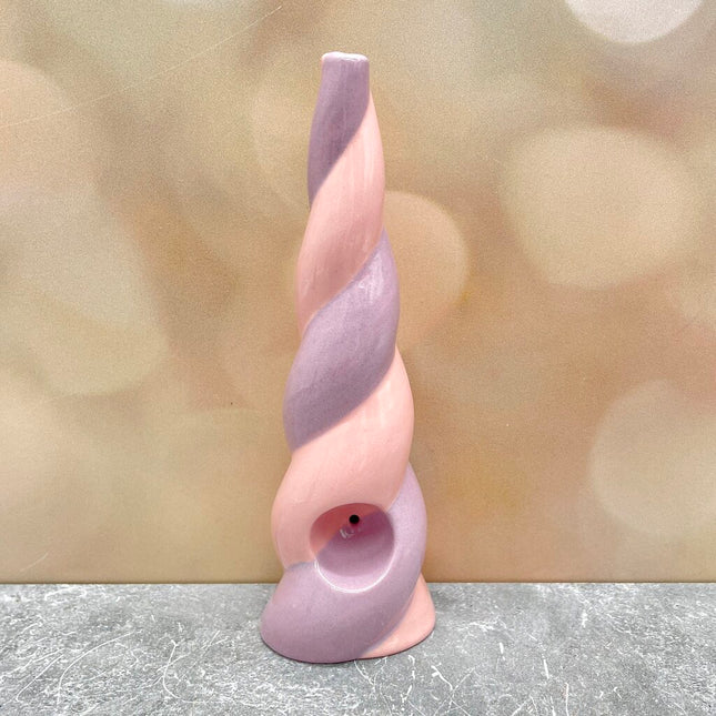 Unicorn Horn Pipe Pink Purple