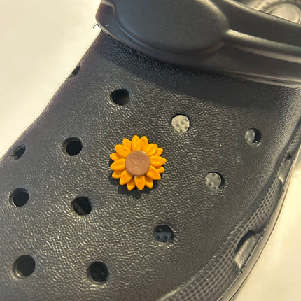 Sunflower Shoe Charm