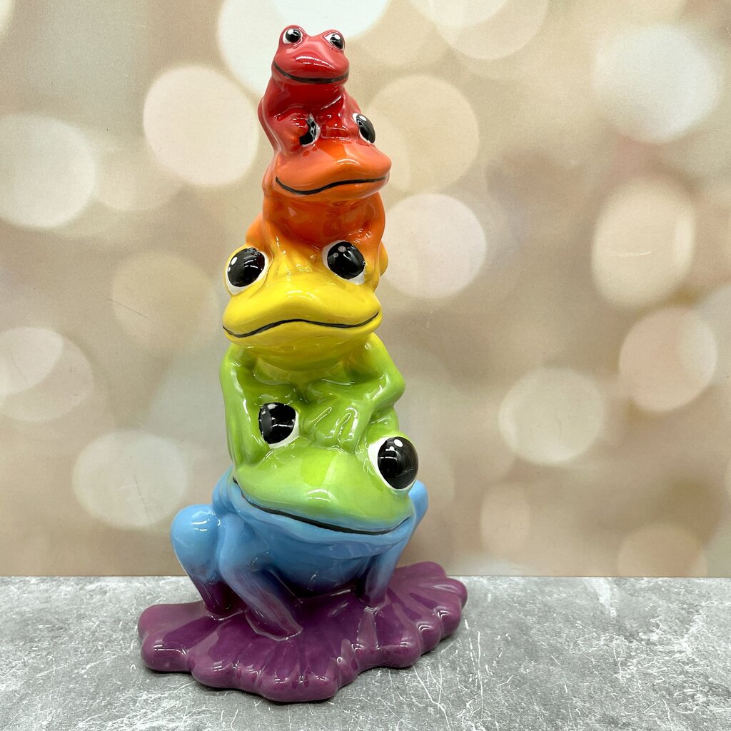 Frog Stack Bank Rainbow