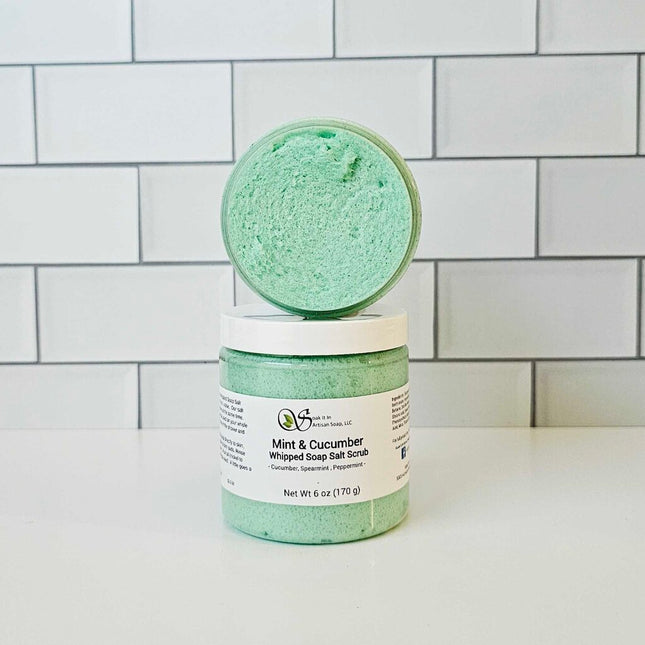 Mint & Cucumber Salt Scrub