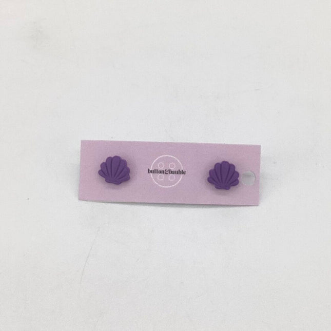 Seashell Studs