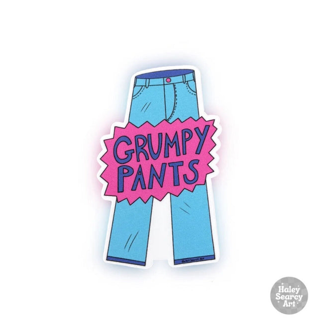 Grumpy Pants Sticker