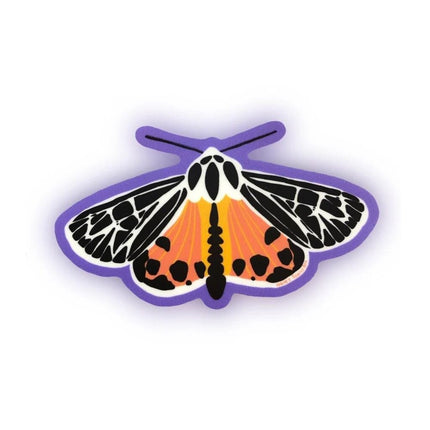 Moth Sticker - Purple