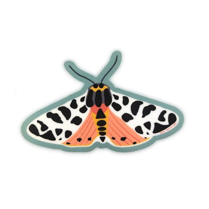 Moth Sticker - Teal
