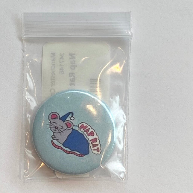 Nap Rat Pin