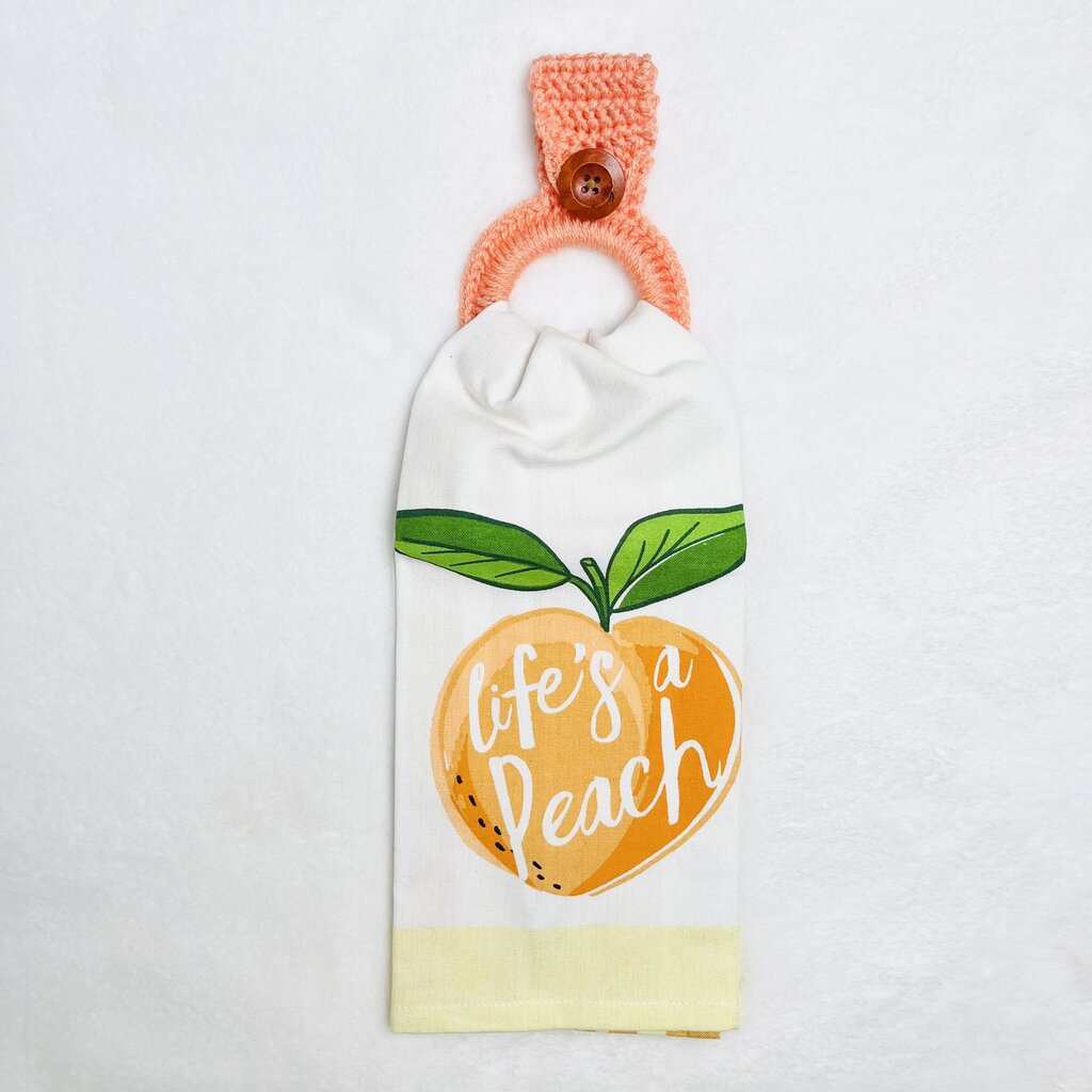 Hanging Towel Set - Life's A Peach