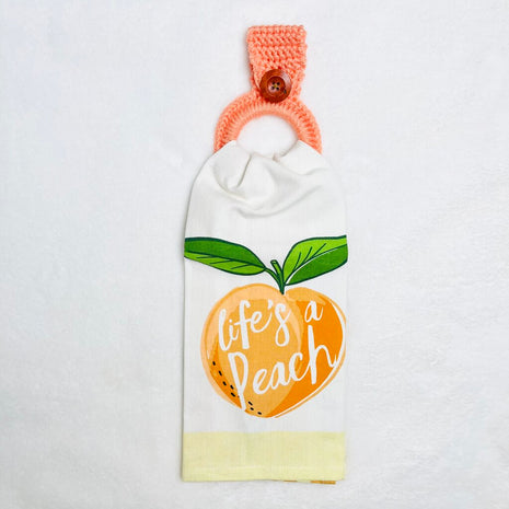 Hanging Towel Set - Life's A Peach