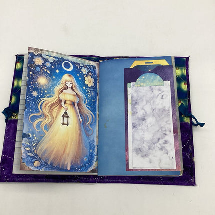 Firefly Night handmade journal