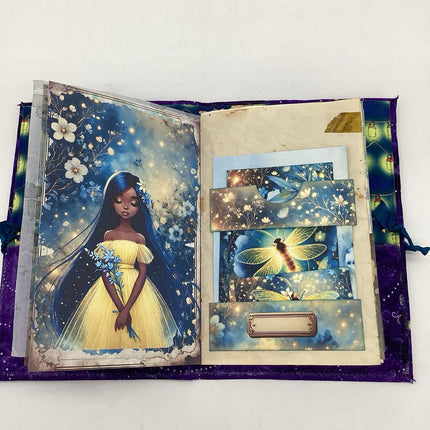 Firefly Night handmade journal