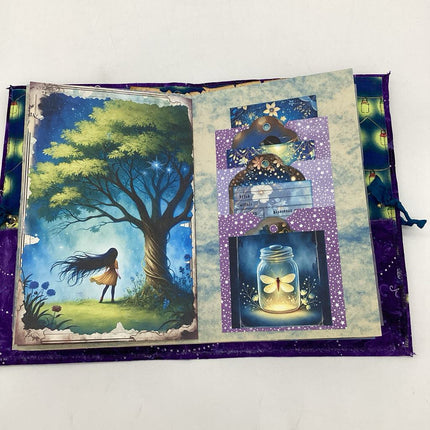 Firefly Night handmade journal