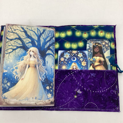 Firefly Night handmade journal