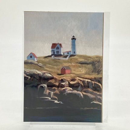 Nubble Light 5x7 Lighthouse Art Print