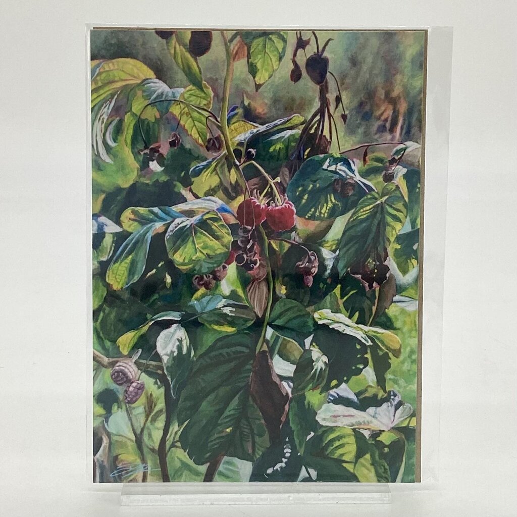 Two Truths - Raspberry Plant 5x7 Art Print
