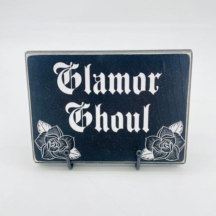Glamor ghoul wall plaque