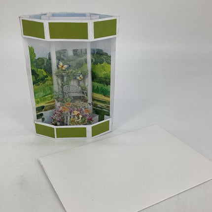 Hexagonal Pop Out Card/Meditation Garden