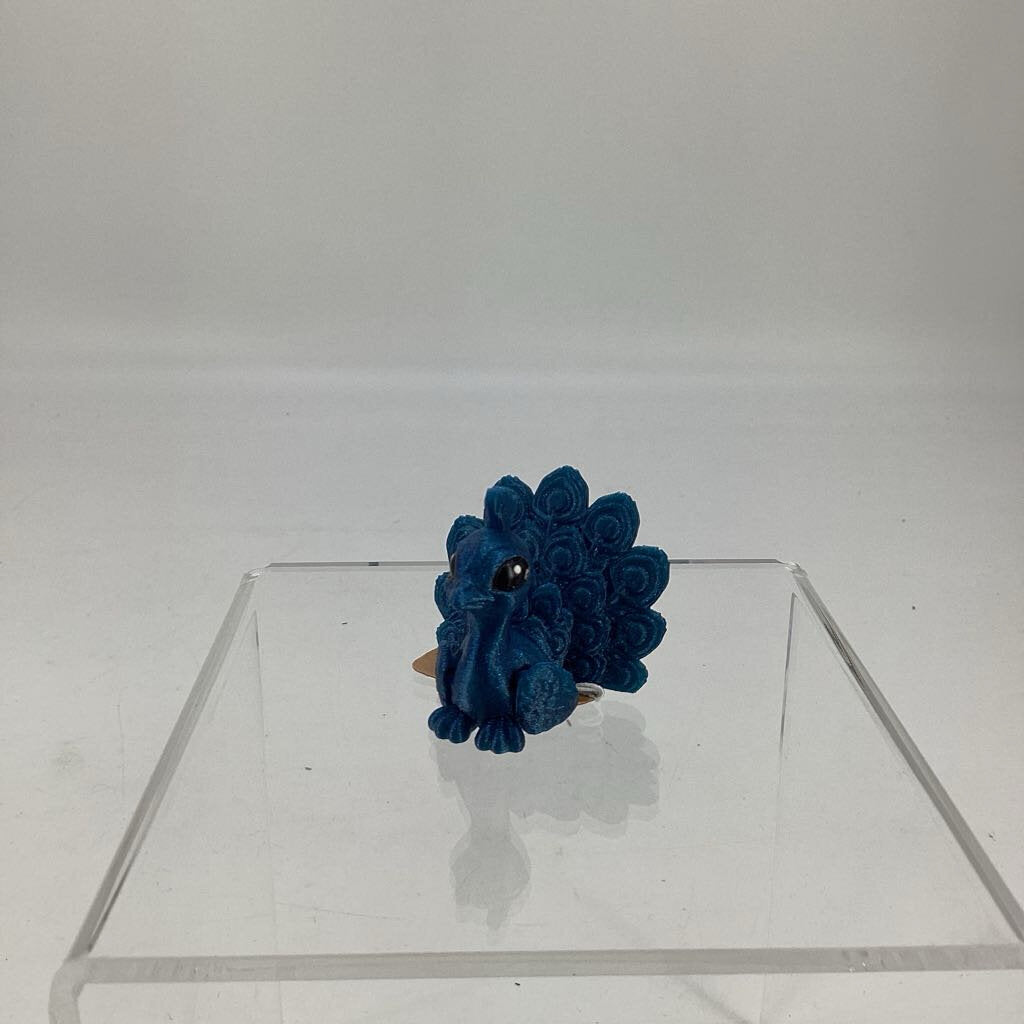 MINI PEACOCK TEAL SPARKLE