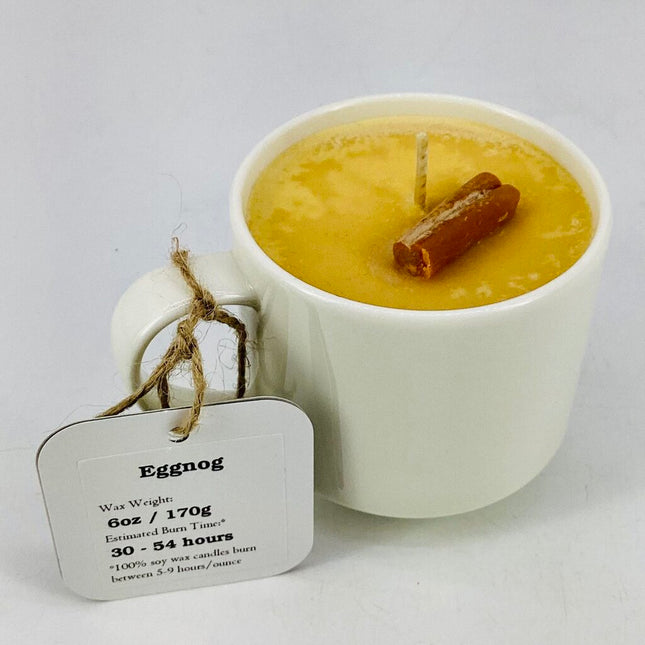 Eggnog SPECIAL - Mug Candle (short mug) - 100% Soy Wax
