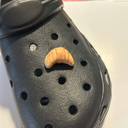Croissant Shoe Charm